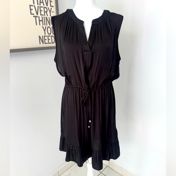 Rachel Zoe Dresses & Skirts - NWT Rachel Zoe Black Satin Dress Size M